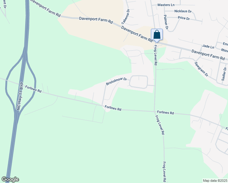 map of restaurants, bars, coffee shops, grocery stores, and more near 2929 Laylah Drive in Winterville