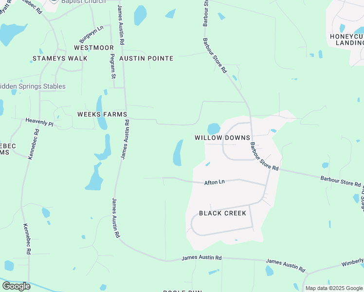 map of restaurants, bars, coffee shops, grocery stores, and more near 3009 Early Green Road in Wake County