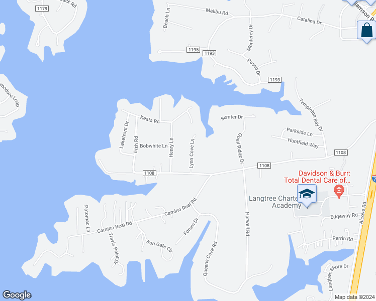 map of restaurants, bars, coffee shops, grocery stores, and more near 127 Lynn Cove Lane in Mooresville