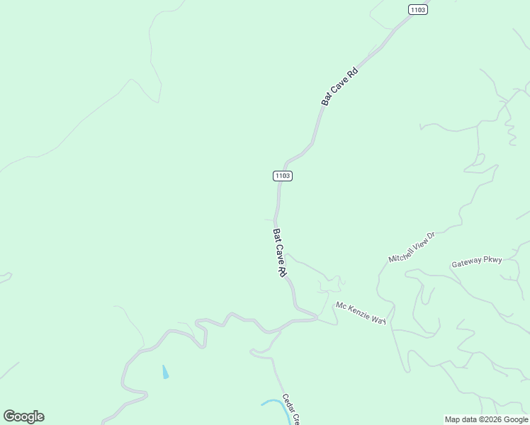 map of restaurants, bars, coffee shops, grocery stores, and more near 7044 Bat Cave Road in Old Fort