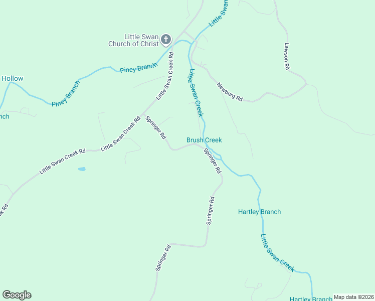 map of restaurants, bars, coffee shops, grocery stores, and more near 715 Springer Road in Hohenwald