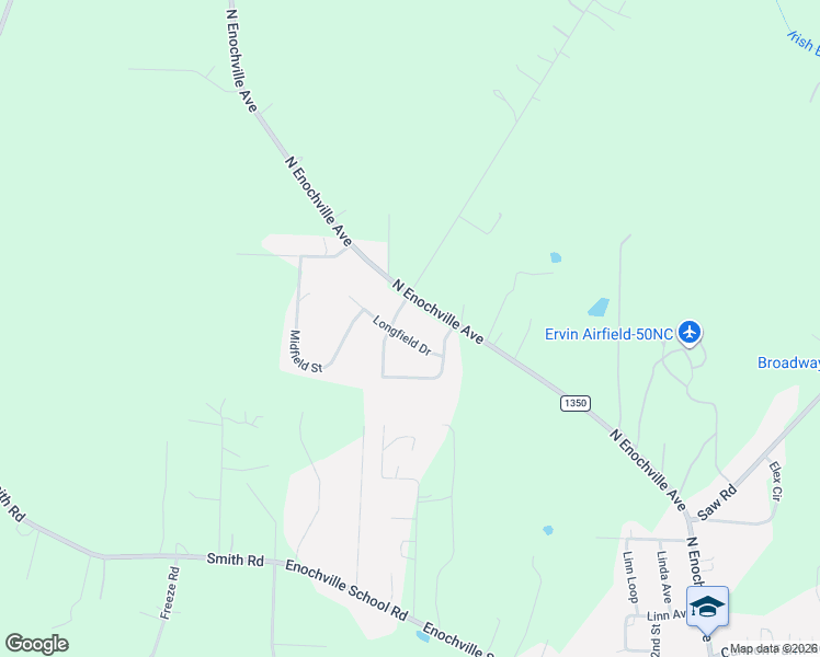 map of restaurants, bars, coffee shops, grocery stores, and more near 175 Longfield Dr in Mooresville