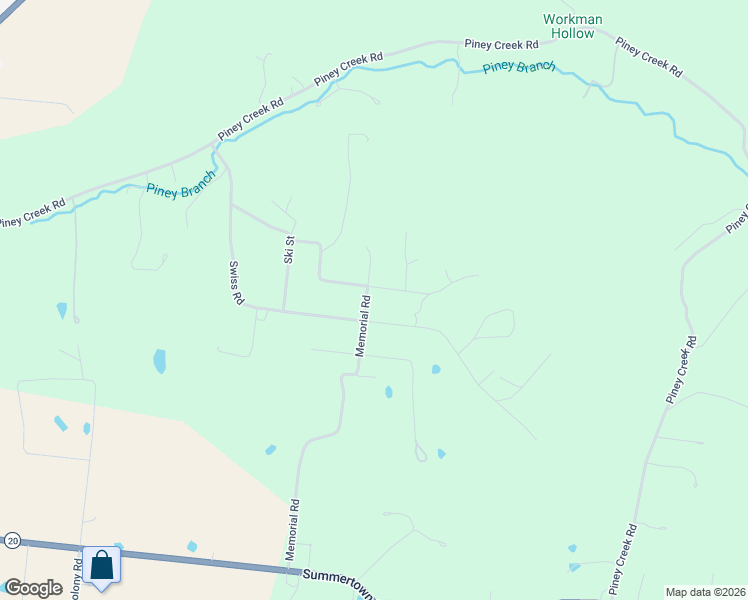 map of restaurants, bars, coffee shops, grocery stores, and more near 410 Memorial Road in Hohenwald
