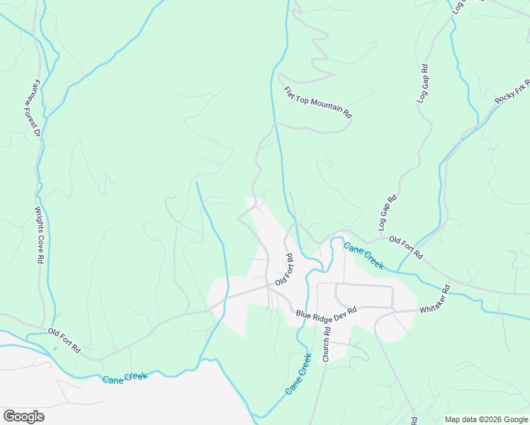 map of restaurants, bars, coffee shops, grocery stores, and more near 47 Flat Top Mountain Road in Fairview