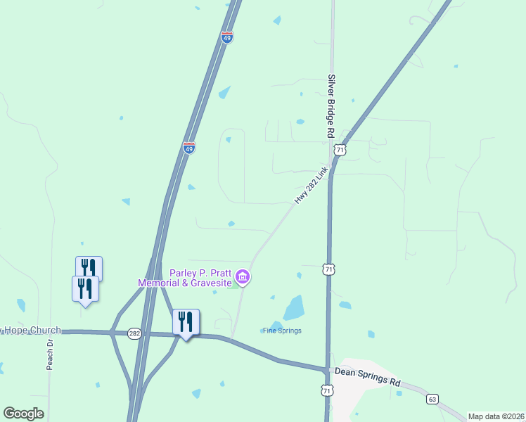 map of restaurants, bars, coffee shops, grocery stores, and more near 301 Stone Mountain Loop in Alma