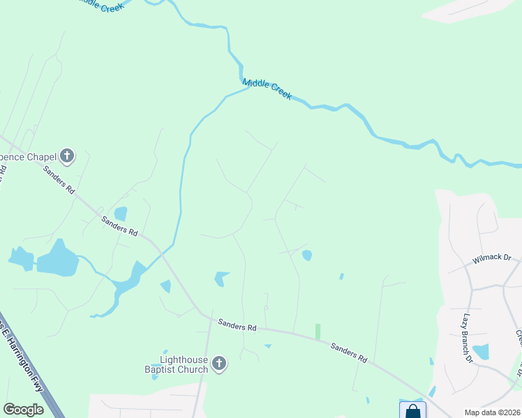 map of restaurants, bars, coffee shops, grocery stores, and more near 308 Still Meadows Court in Benson