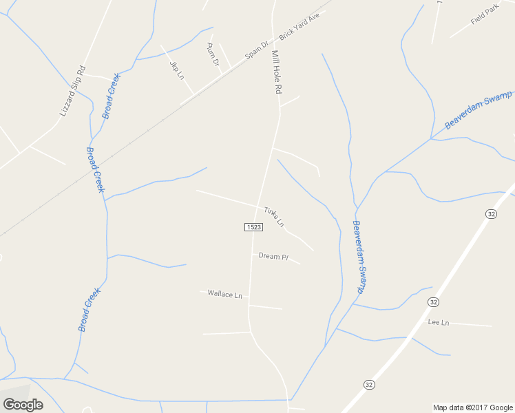 map of restaurants, bars, coffee shops, grocery stores, and more near Tinks Lane in Beaufort County