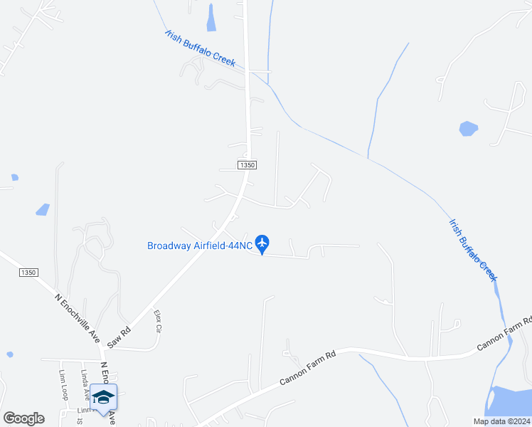 map of restaurants, bars, coffee shops, grocery stores, and more near 195 Marshall Park in China Grove