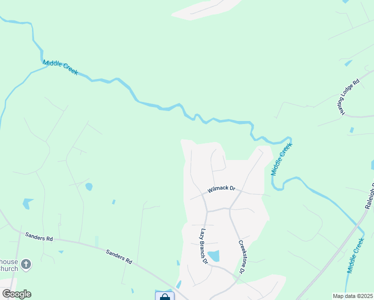 map of restaurants, bars, coffee shops, grocery stores, and more near 925 Lazy Branch Drive in Benson