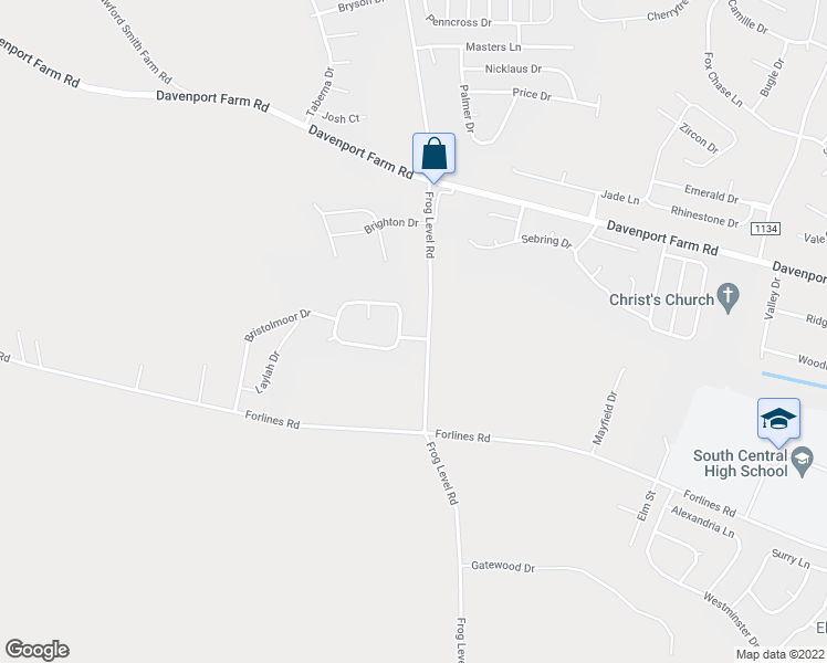 map of restaurants, bars, coffee shops, grocery stores, and more near 904 Tiberius Way in Winterville