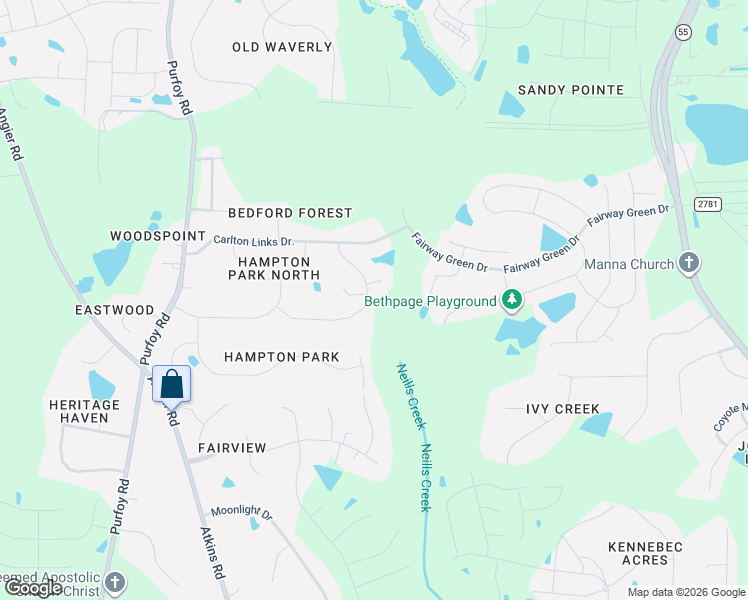 map of restaurants, bars, coffee shops, grocery stores, and more near 8525 Jordan Meadow Drive in Fuquay-Varina