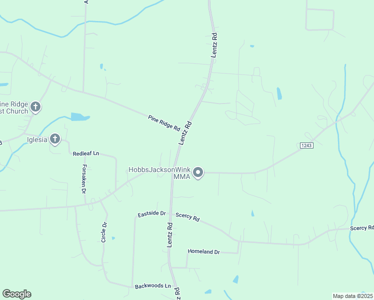 map of restaurants, bars, coffee shops, grocery stores, and more near 2720 Lentz Road in China Grove