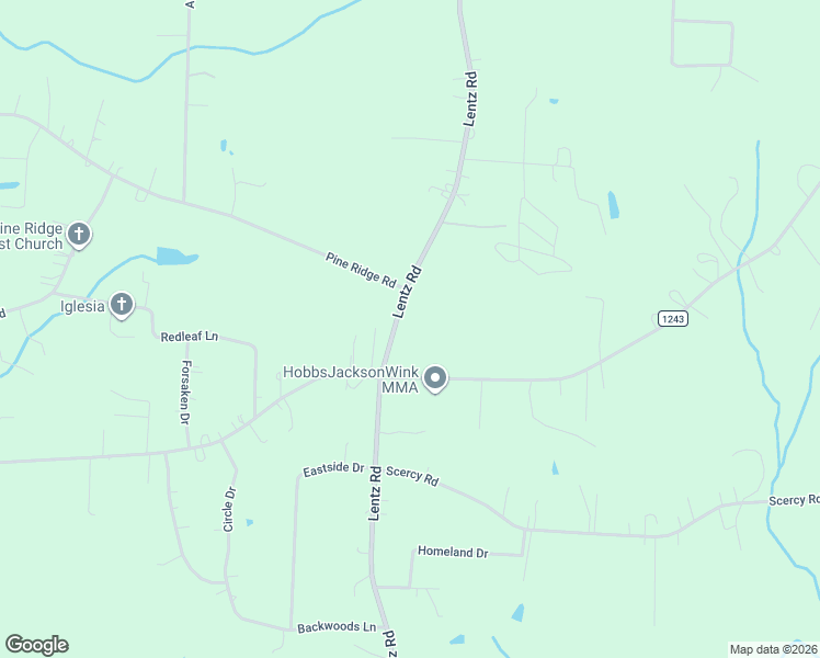 map of restaurants, bars, coffee shops, grocery stores, and more near 2720 Lentz Road in China Grove