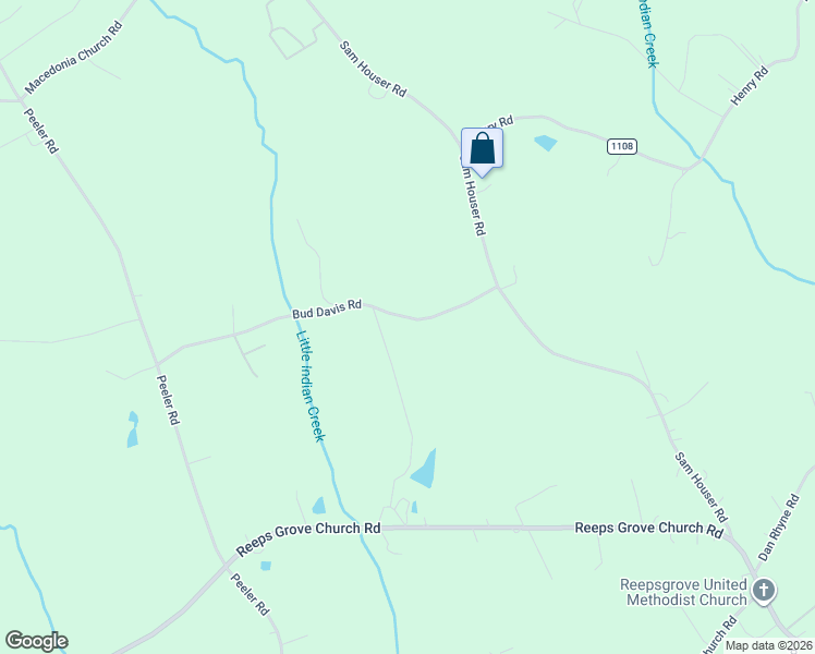 map of restaurants, bars, coffee shops, grocery stores, and more near 7557 Bud Davis Road in Vale