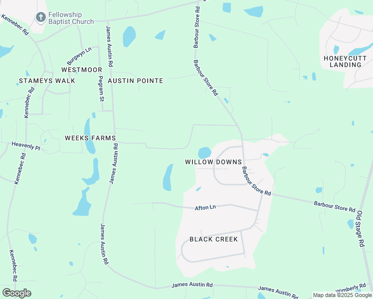 map of restaurants, bars, coffee shops, grocery stores, and more near 3009 Early Green Road in Wake County