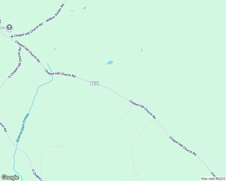map of restaurants, bars, coffee shops, grocery stores, and more near Chapel Hill Church Road in Denton