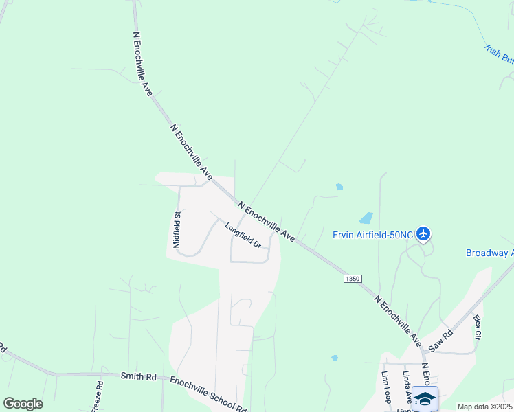 map of restaurants, bars, coffee shops, grocery stores, and more near 145 Campbell Road in China Grove