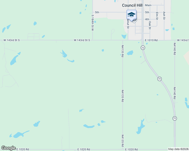 map of restaurants, bars, coffee shops, grocery stores, and more near in Council Hill