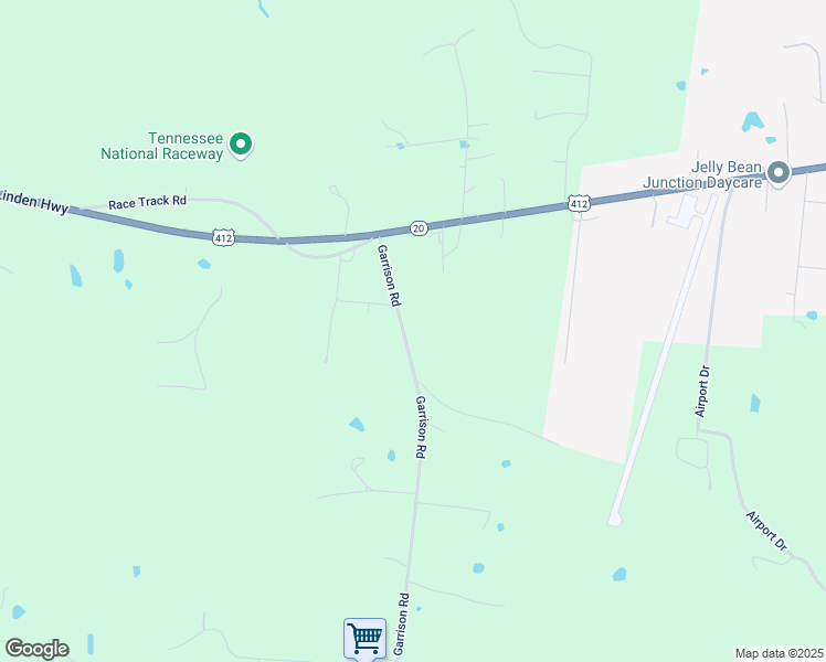 map of restaurants, bars, coffee shops, grocery stores, and more near 211 Garrison Road in Hohenwald