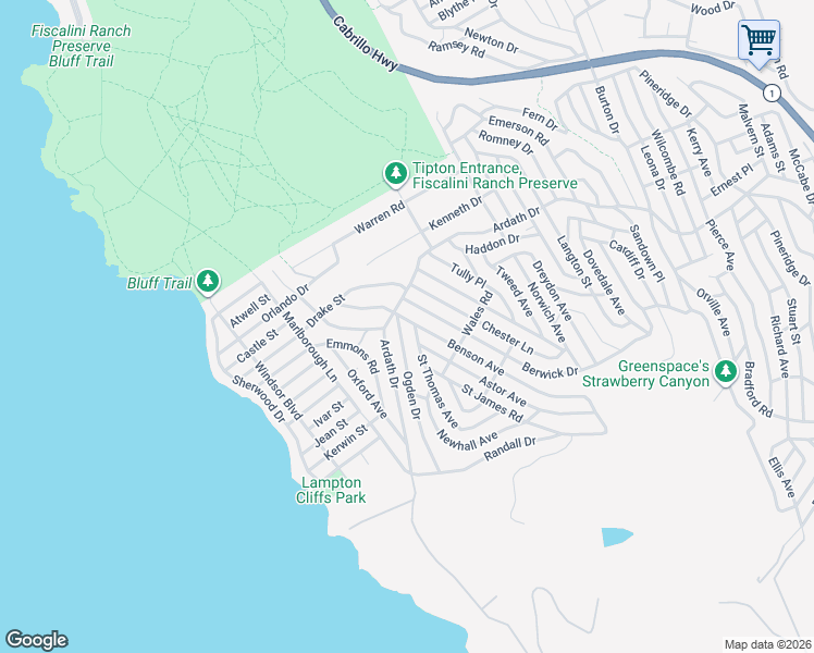 map of restaurants, bars, coffee shops, grocery stores, and more near 2014 Benson Avenue in Cambria