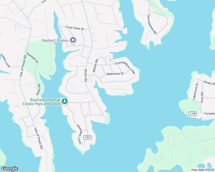 map of restaurants, bars, coffee shops, grocery stores, and more near 115 Surfside Road in Mooresville