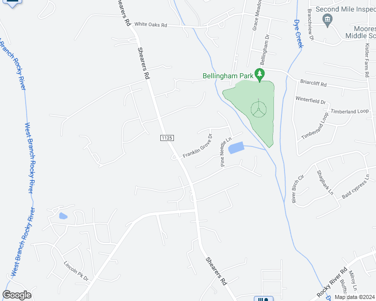 map of restaurants, bars, coffee shops, grocery stores, and more near 682 Franklin Grove Drive in Mooresville