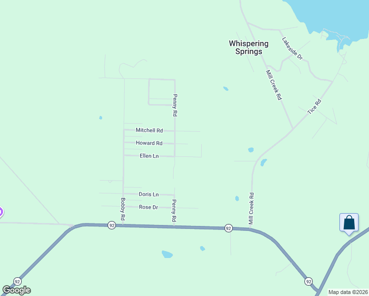 map of restaurants, bars, coffee shops, grocery stores, and more near 140 Howard Road in Higden