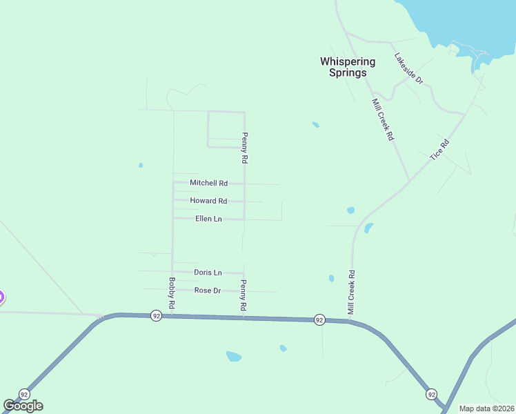 map of restaurants, bars, coffee shops, grocery stores, and more near 140 Howard Road in Higden