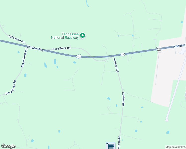 map of restaurants, bars, coffee shops, grocery stores, and more near 1409 Linden Highway in Hohenwald