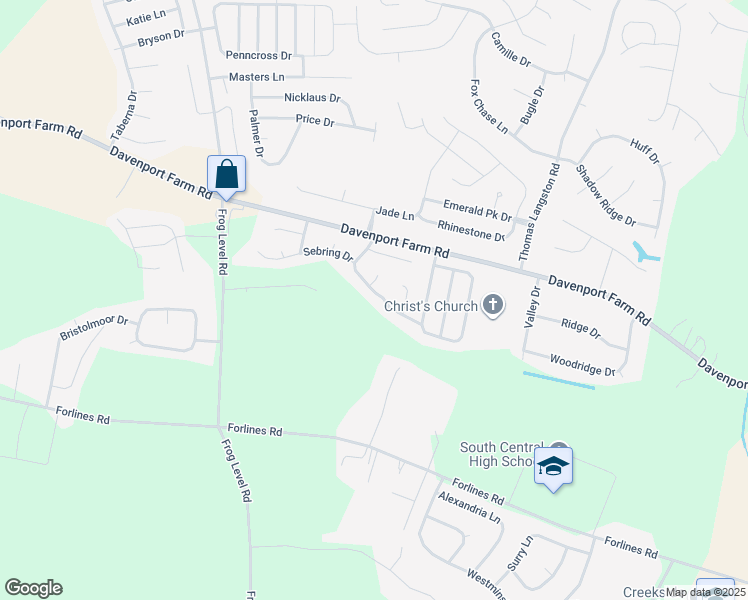 map of restaurants, bars, coffee shops, grocery stores, and more near 2532 Sawgrass Drive in Winterville