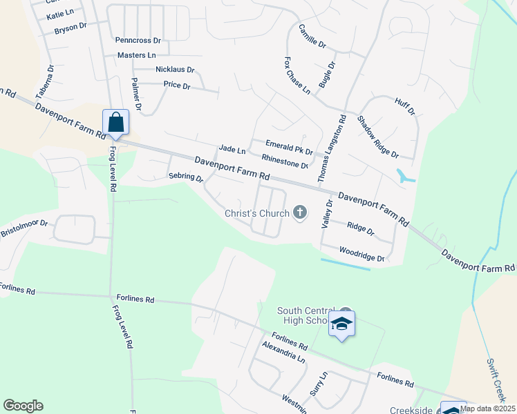 map of restaurants, bars, coffee shops, grocery stores, and more near 2317 Saddleback Drive in Winterville