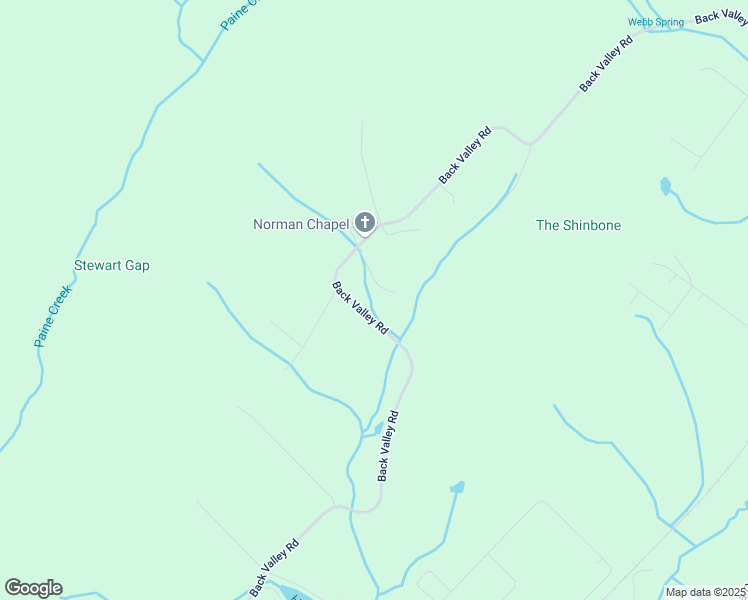 map of restaurants, bars, coffee shops, grocery stores, and more near 4240 Back Valley Road in Evensville