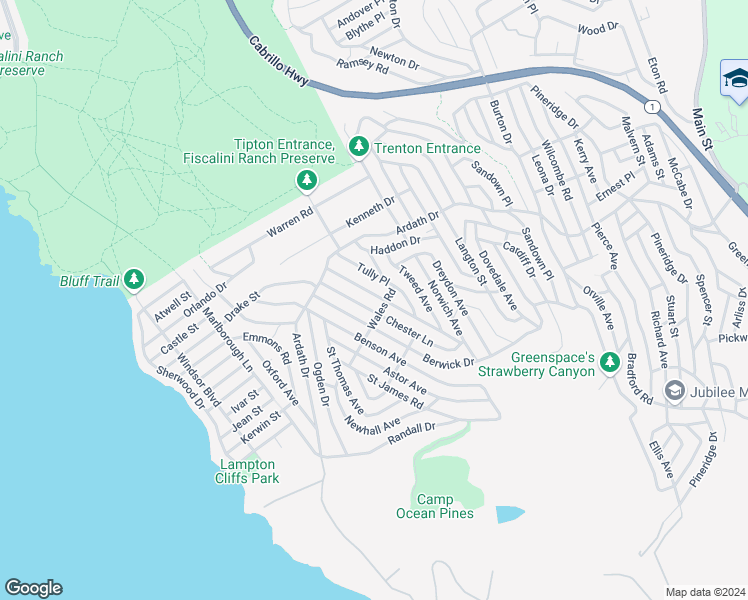 map of restaurants, bars, coffee shops, grocery stores, and more near 1955 Avon Avenue in Cambria