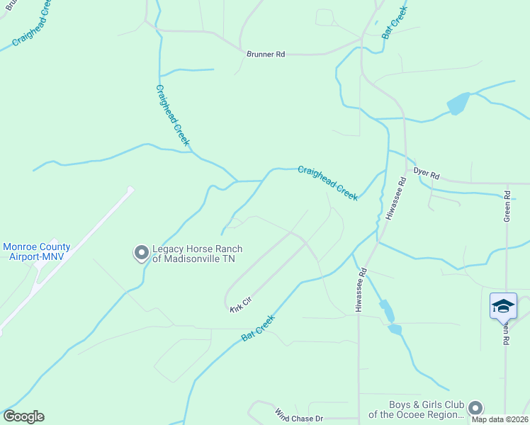 map of restaurants, bars, coffee shops, grocery stores, and more near 101 Chinquapin Lane in Madisonville