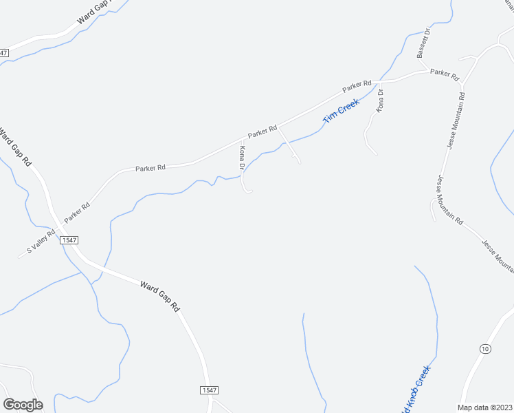 map of restaurants, bars, coffee shops, grocery stores, and more near 123 Kona Drive in Casar