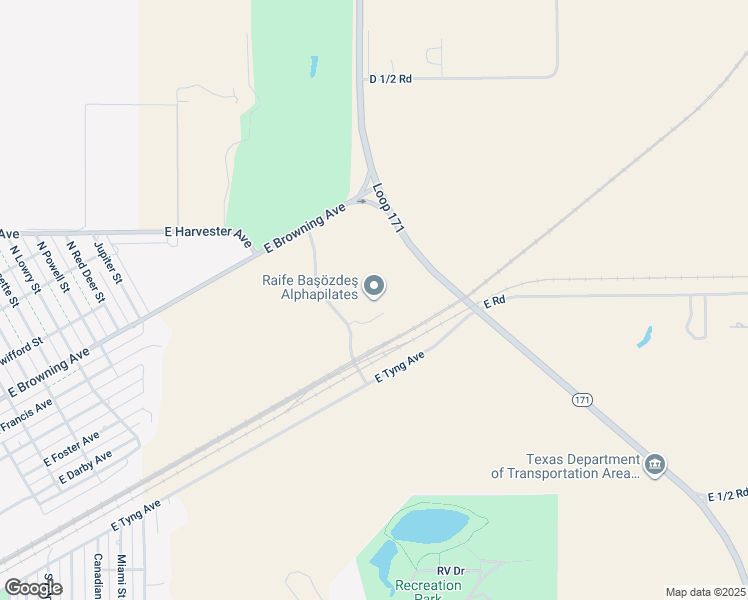 map of restaurants, bars, coffee shops, grocery stores, and more near in Pampa