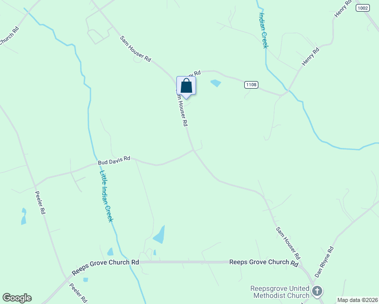 map of restaurants, bars, coffee shops, grocery stores, and more near Bud Davis Road in Vale