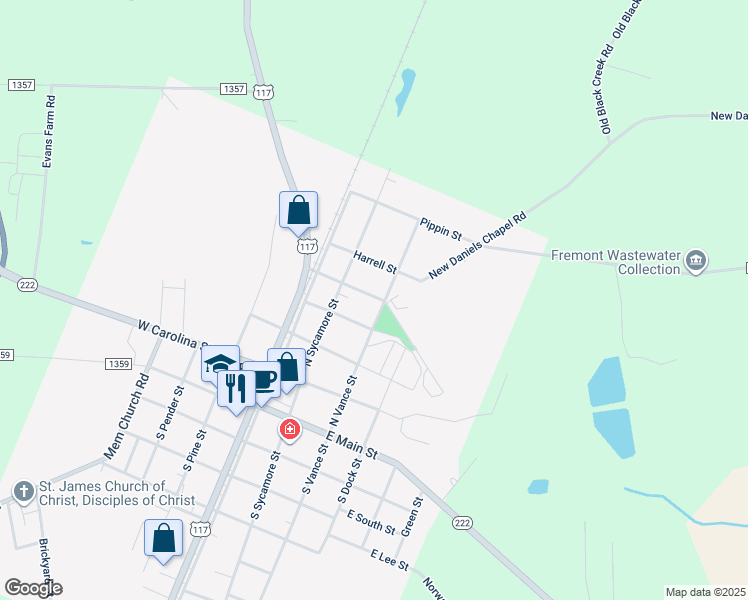 map of restaurants, bars, coffee shops, grocery stores, and more near 212 East Bryant Street in Fremont