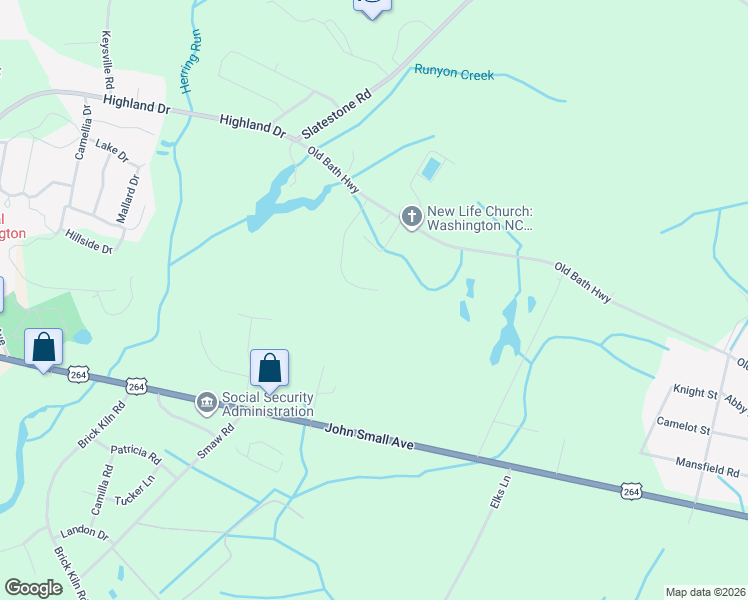 map of restaurants, bars, coffee shops, grocery stores, and more near in Washington