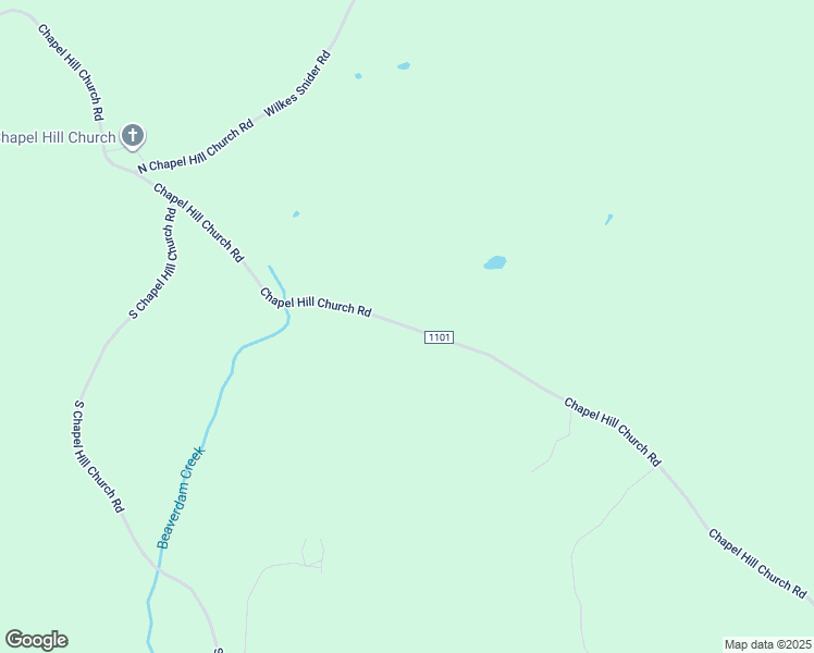 map of restaurants, bars, coffee shops, grocery stores, and more near Chapel Hill Church Road in Denton