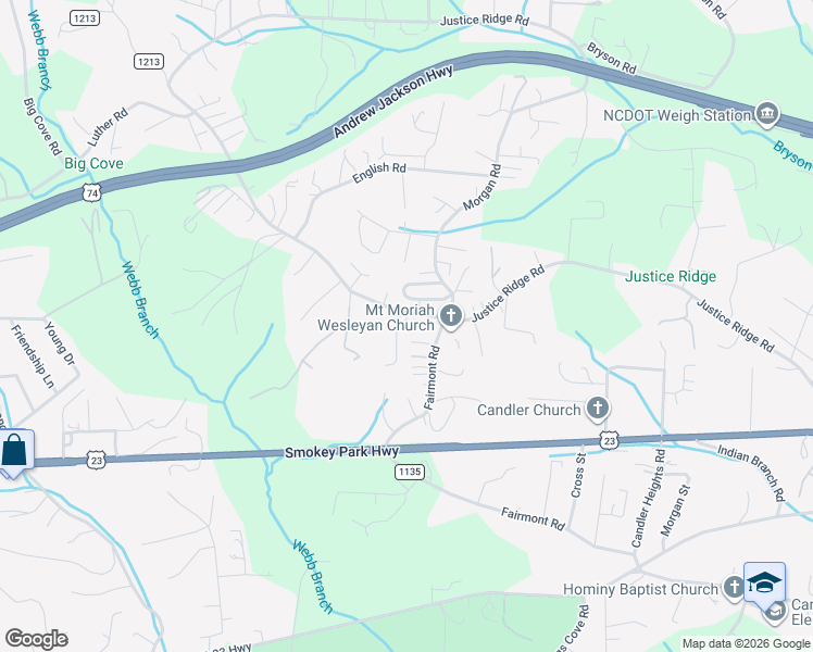 map of restaurants, bars, coffee shops, grocery stores, and more near 5 Scottys Circle in Candler