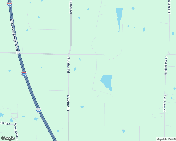 map of restaurants, bars, coffee shops, grocery stores, and more near 7557 Ridge Road in Harrah