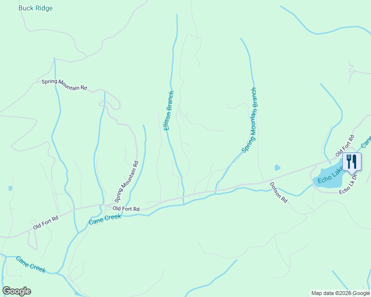 map of restaurants, bars, coffee shops, grocery stores, and more near 41 Bear Trail in Fairview