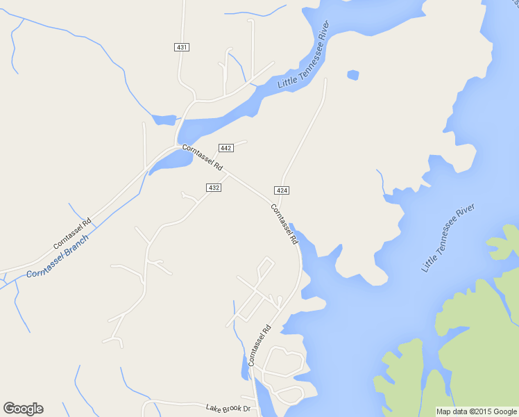 map of restaurants, bars, coffee shops, grocery stores, and more near 1046 Corntassel Road in Vonore