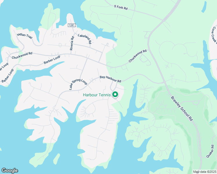 map of restaurants, bars, coffee shops, grocery stores, and more near 116 Sandpiper Drive in Mooresville