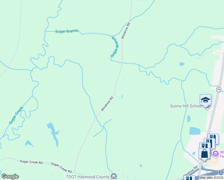 map of restaurants, bars, coffee shops, grocery stores, and more near 2000-2498 Windrow Rd in Brownsville