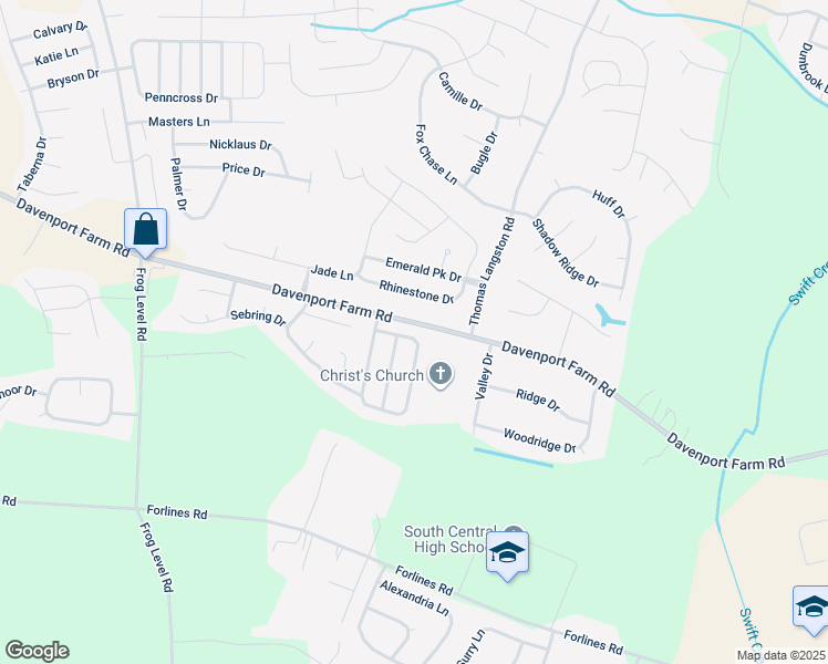 map of restaurants, bars, coffee shops, grocery stores, and more near 2568 Saddleback Drive in Winterville