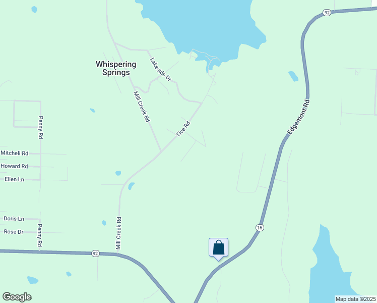 map of restaurants, bars, coffee shops, grocery stores, and more near 34 Tice Road in Higden