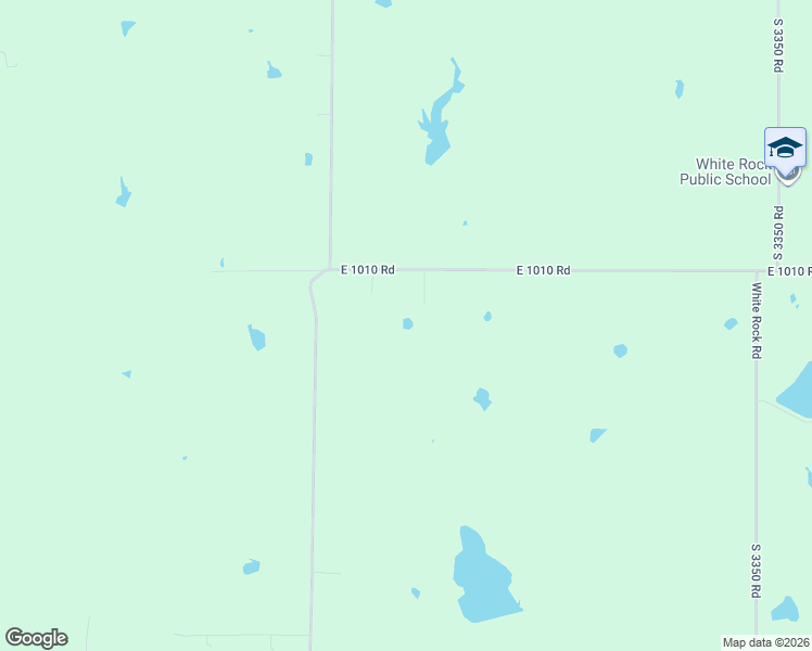 map of restaurants, bars, coffee shops, grocery stores, and more near 334121 East 1010 Road in Harrah