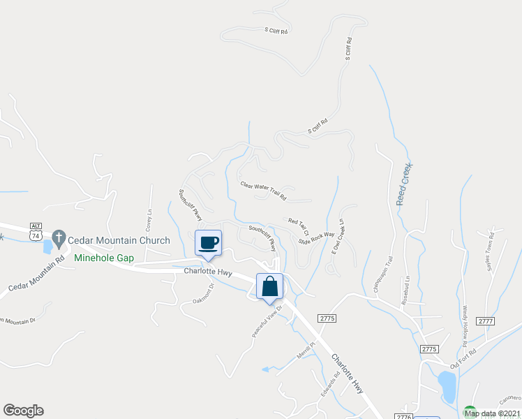 map of restaurants, bars, coffee shops, grocery stores, and more near 14 Higdon Lane in Fairview